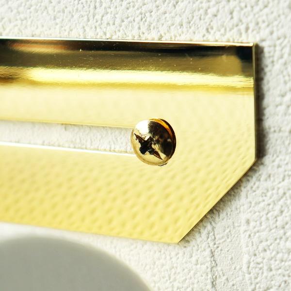 トイレットペーパーホルダー 真鍮 ダブル おしゃれ 北欧 アンティーク ゴールド 金色 カバー 高級感 タオルハンガー レトロ モダン クラシック 紙巻器 完成品 | ブランド登録なし | 08