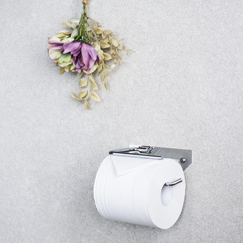トイレットペーパーホルダー 完成品 シルバー ステンレス シングル 1連 スタイリッシュ おしゃれ シンプルモダン ホテルライク かっこいい 北欧 モダン 高級感 | ブランド登録なし | 03