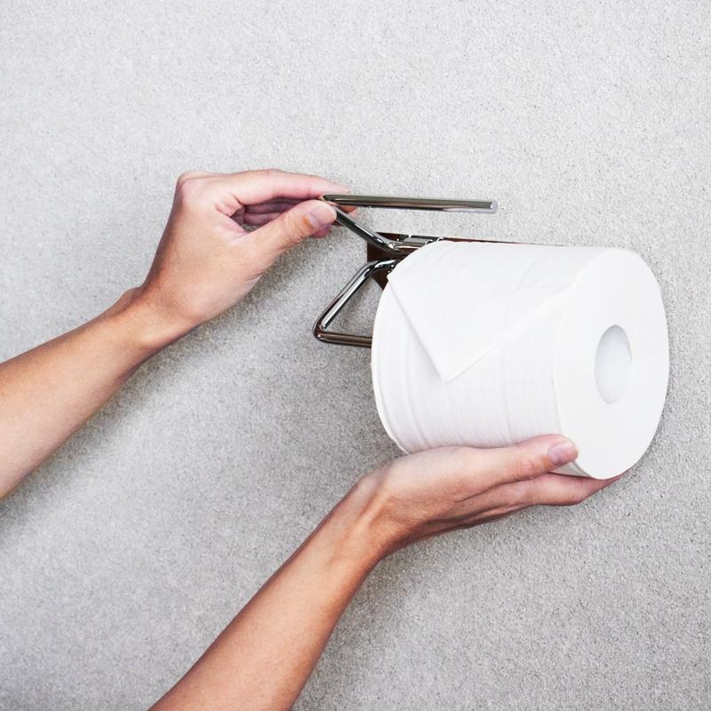 トイレットペーパーホルダー 完成品 シルバー ステンレス シングル 1連 スタイリッシュ おしゃれ シンプルモダン ホテルライク かっこいい 北欧 モダン 高級感 | ブランド登録なし | 04