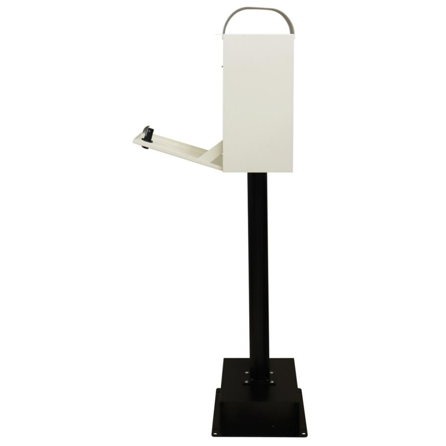 スタンドポスト 置き型 鍵付き 郵便受け 郵便ポスト メールボックス おしゃれ 北欧 モダン グレー グレージュ Gilda-ジルダ スタンドタイプ | ブランド登録なし | 17