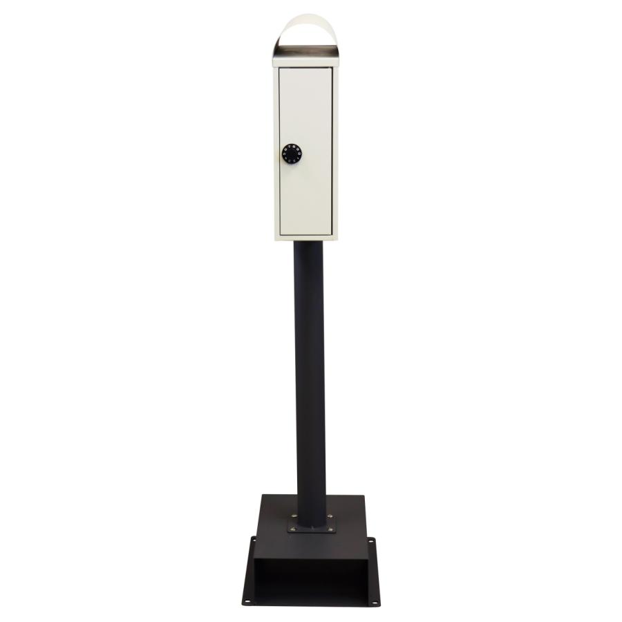 スタンドポスト 置き型 鍵付き 郵便受け 郵便ポスト メールボックス おしゃれ 北欧 モダン スリム カントリー レトロ ブラック グレージュ Spano-スパーノ | ブランド登録なし | 14