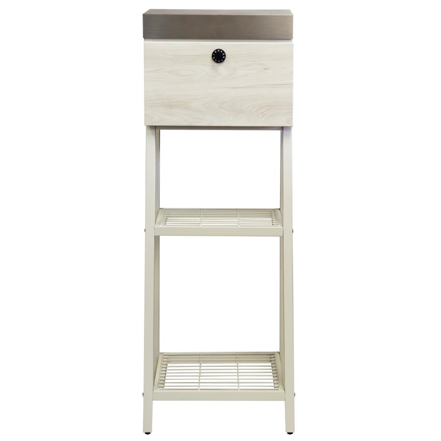 スタンドポスト 郵便ポスト おしゃれ 置き型 郵便受け 北欧 一戸建て メールボックス 鍵付き ダイヤル式 レトロ アンティーク 棚付き ブラウン ホワイト |  | 14