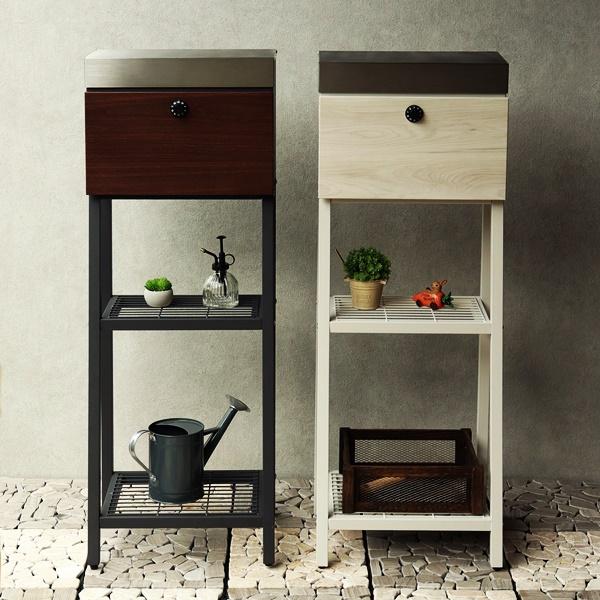 スタンドポスト 郵便ポスト おしゃれ 置き型 郵便受け 北欧 一戸建て メールボックス 鍵付き ダイヤル式 レトロ アンティーク 棚付き ブラウン ホワイト |  | 01