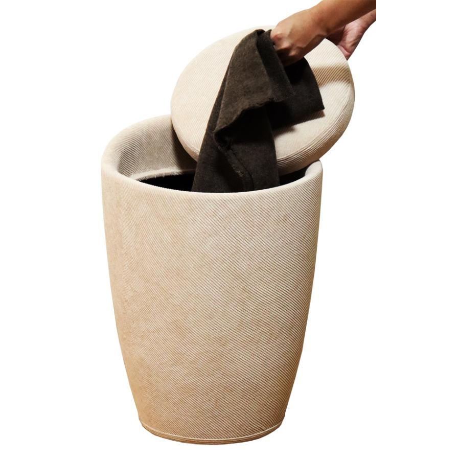 コーデュロイストレージスツール 収納スツール 腰掛け 収納ボックス おしゃれ かわいい ブラウン ネイビー グレー ベージュ 北欧 モダン Harper ハーパー | ブランド登録なし | 06