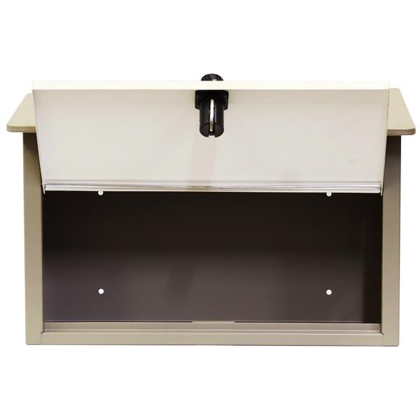 壁掛けポスト 郵便ポスト おしゃれ 北欧 レトロ A4対応 新聞受け 後付け 完成品 かわいい 一戸建て 玄関前 メールボックス 木目 コンパクト 鍵付き ダイヤル錠 |  | 13