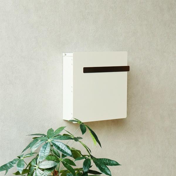 壁掛けポスト 郵便ポスト おしゃれ 北欧 レトロ A4対応 新聞受け 後付け 完成品 グレージュ グレー かわいい 一戸建て 玄関前 メールボックス 鍵付き 木目 |  | 03