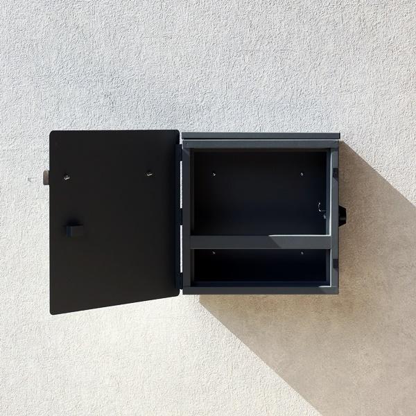 壁掛けポスト 郵便ポスト おしゃれ 北欧 レトロ A4対応 新聞受け 後付け 完成品 グレージュ グレー かわいい 一戸建て 玄関前 メールボックス 鍵付き 木目 |  | 07