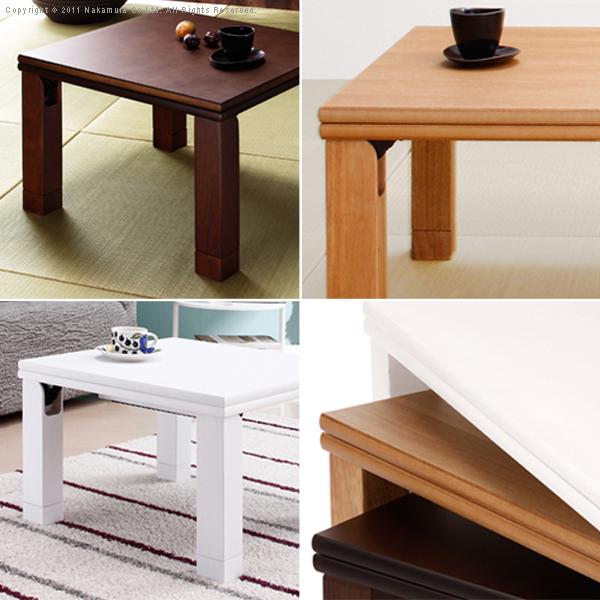 こたつ 長方形 楢天然木国産折れ脚こたつ-ローリエ 105x75cm 折脚 継ぎ脚 高さ調整 テーブル ローテーブル 天然木 日本製 リモートワーク 在宅ワーク |  | 01