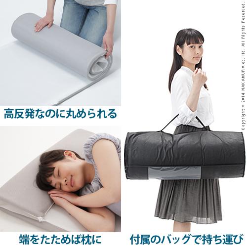 新構造エアーマットレス エアレスト365 ポータブル 95×200cm 高反発 通気性 耐熱性 耐久性 湯たんぽOK 軽量 ほこりが出にくい 洗える 日本製 体圧分散 |  | 01