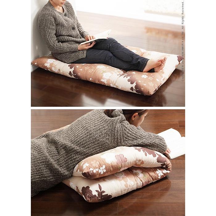 長座布団 花あかり （レギュラーサイズ）68×120cm 長ざぶとん 長座布団 68x120 |  | 01