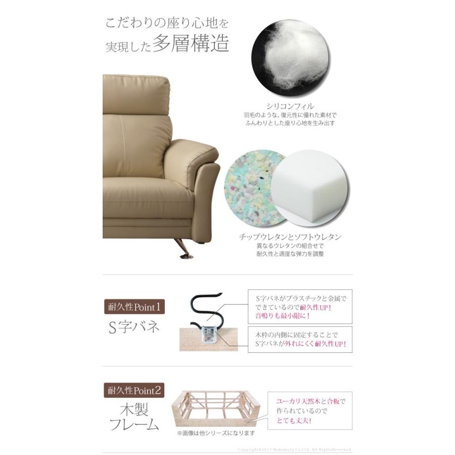 ソファ 二人掛け ハイバックソファ 〔フノス〕 2人掛け 合皮 |  | 01