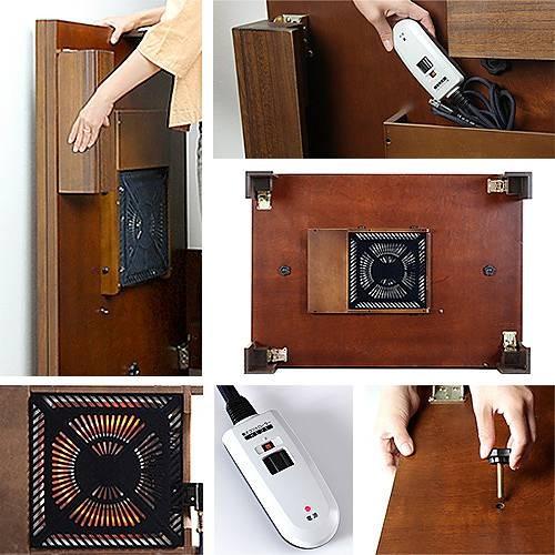 軽量 折れ脚 こたつ カルコタ 105x75cm 長方形 コタツ  こたつテーブル こたつのみ こたつテーブル単品 折り畳み |  | 02