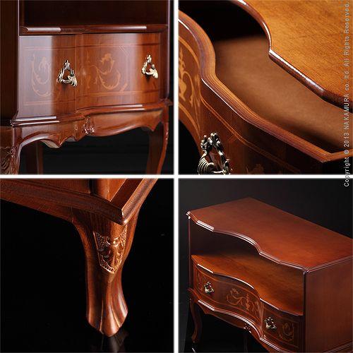 イタリア 家具 ヴェローナクラシック 猫脚テレビボード W87cm  猫脚 輸入家具 アンティーク風 イタリア製 おしゃれ 高級感 木製 天然木 リモート 在宅 |  | 03