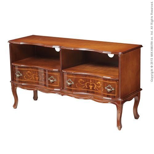 イタリア 家具 ヴェローナクラシック 猫脚テレビボード W110cm  猫脚 輸入家具 アンティーク風 イタリア製 おしゃれ 高級感 木製 天然木 リモート 在宅 |  | 02