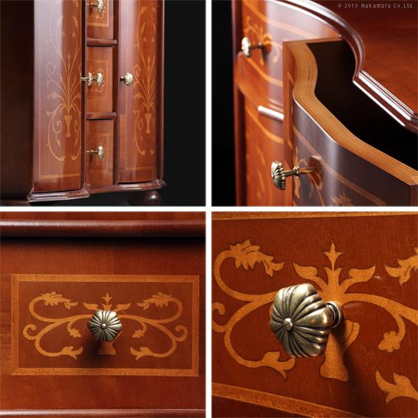 イタリア 家具 ヴェローナクラシック 丸脚リビングキャビネット W87cm  丸脚 輸入家具 アンティーク風 イタリア製 おしゃれ 高級感 木製 天然木 リモート 在宅 |  | 02