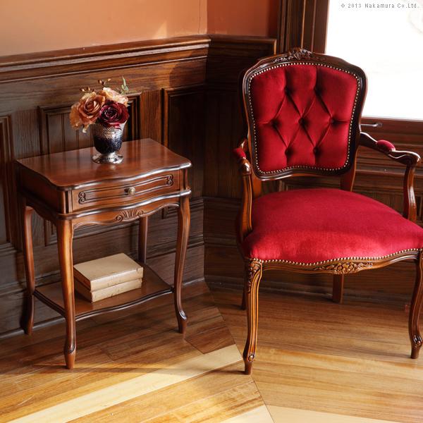 イタリア 家具 ヴェローナクラシック 猫脚サイドチェスト1段  猫脚 輸入家具 アンティーク風 イタリア製 おしゃれ 高級感 木製 天然木 リモート 在宅 |  | 01