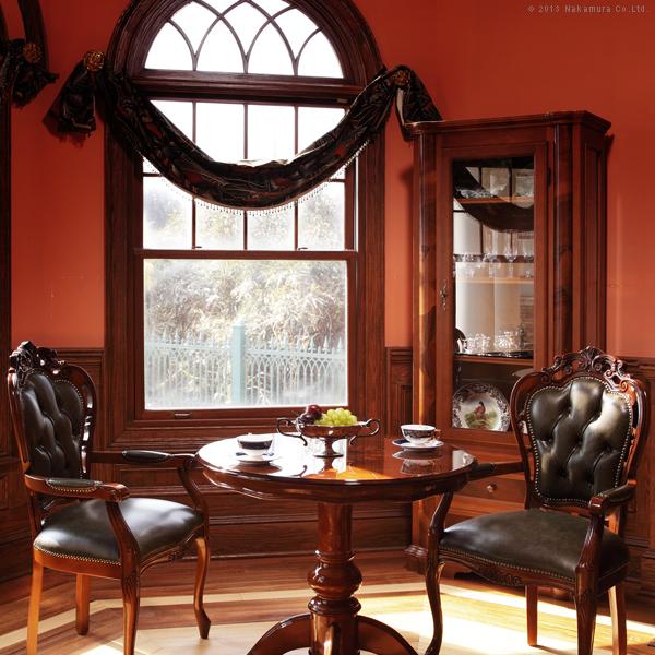 イタリア 家具 ヴェローナクラシック ガラスキャビネット W75  輸入家具 アンティーク風 イタリア製 おしゃれ 高級感 木製 天然木 リモート 在宅 |  | 01