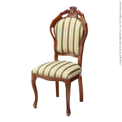 イタリア 家具 ヴェローナクラシック ダイニングチェア-グリーン  猫脚 輸入家具 アンティーク風 イタリア製 おしゃれ 高級感 木製 天然木 リモート 在宅 |  | 02