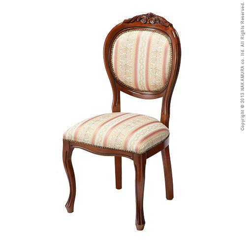 イタリア 家具 ヴェローナクラシック ダイニングチェア-ミックスピンク  猫脚 輸入家具 アンティーク風 イタリア製 おしゃれ 高級感 木製 天然木 リモート 在宅 |  | 02