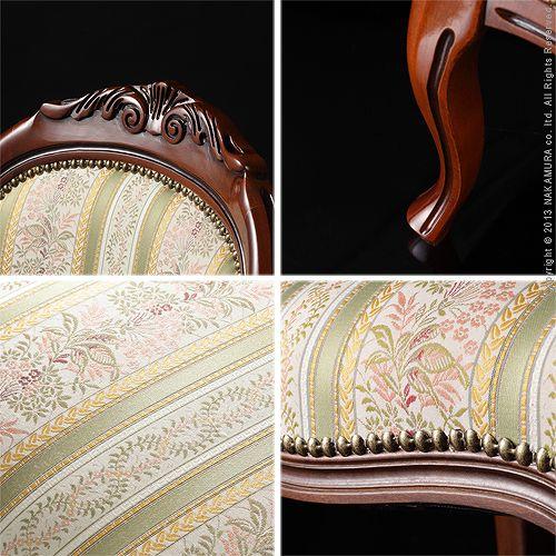 イタリア 家具 ヴェローナクラシック ダイニングチェア-ミックスグリーン  猫脚 輸入家具 アンティーク風 イタリア製 おしゃれ 高級感 木製 リモート 在宅 |  | 03