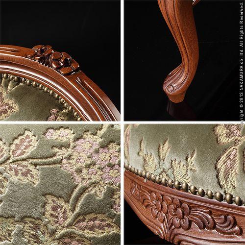 イタリア 家具 ヴェローナクラシック ダイニングチェア-金華山  猫脚 輸入家具 アンティーク風 イタリア製 おしゃれ 高級感 木製 天然木 リモート 在宅 |  | 03