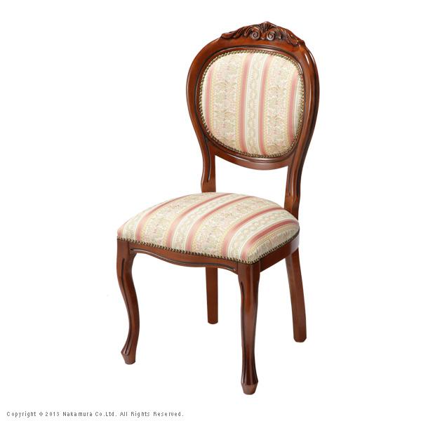 イタリア 家具 ヴェローナクラシック ダイニング3点セット:テーブル幅90cm+チェア-ミックスピンク2脚 猫脚 輸入家具 アンティーク風 イタリア製 おしゃれ 在宅 |  | 02