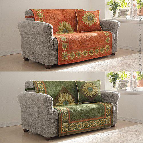 イタリア製 バンド付きソファカバー マルゲリータ・1人掛 |  | 01