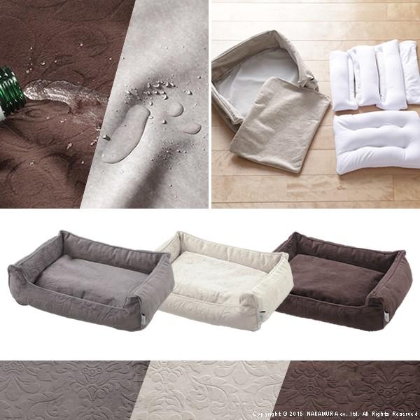 ペット用品 ペット ベッド ドルチェ Lサイズ タオル付き カドラー 犬用 猫用 中型 大型 ソファタイプ |  | 02