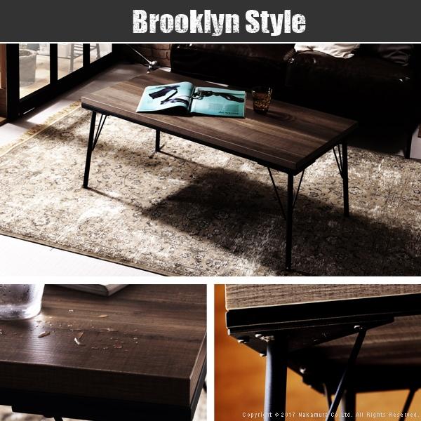 こたつ テーブル おしゃれ 古材風アイアンこたつテーブル-ブルック100x50cm ヘリンボーン織り掛布団 2点セット ブルックリン テレワーク 在宅ワーク |  | 01