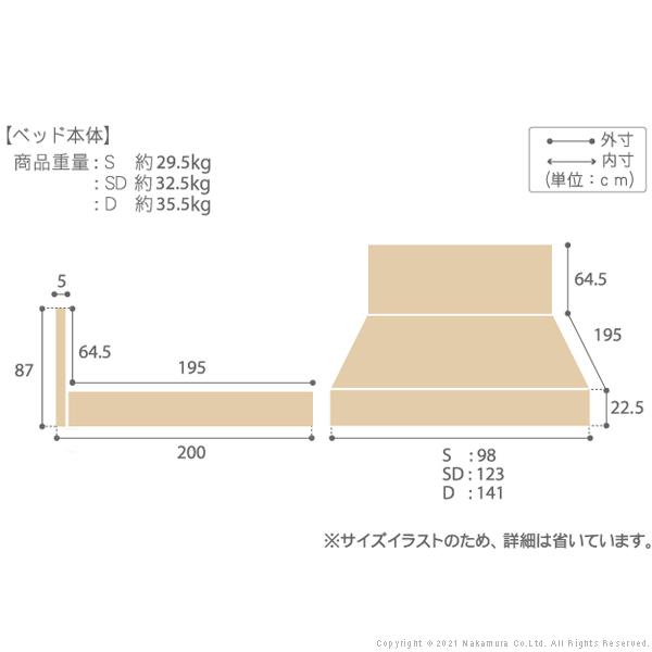 フランスベッド フラットヘッドボードベッド -グリフィン- シングル ツインサポートスプリングマットレスセット | フランスベッド | 14