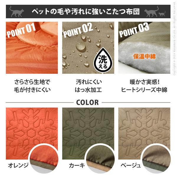 こたつ テーブル 長方形 ソファで使えるフラットヒーターこたつ-ブエノ105x55cm ペットの毛や汚れに強いこたつ布団 2点セット テレワーク ステイホーム |  | 02