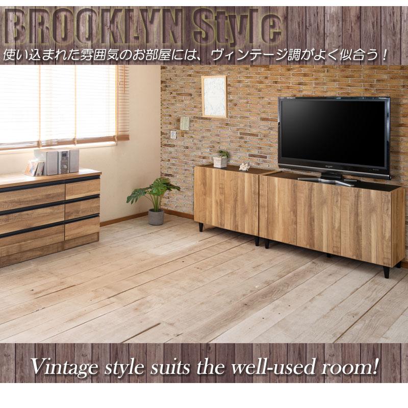 リビングキャビネット 幅80 日本製 完成品 サイドラック サイドボード キャビネット ナチュラル 木製 北欧 ヴィンテージ モダン 収納棚 リビング おしゃれ 扉付 | ブランド登録なし | 06