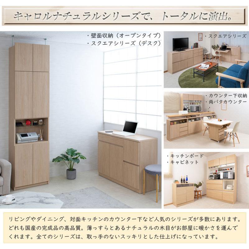 Hills 薄型壁面収納 オープンガラス棚タイプ マリンナチュラル色 |  | 09