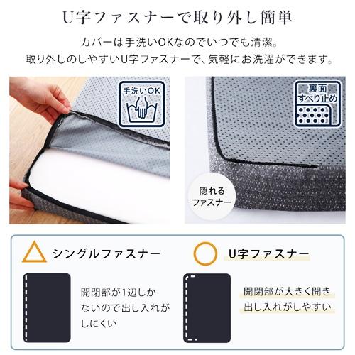 高反発ウレタンマットレス ダブルサイズ 洗えるカバー マットレストッパー 敷布団 高反発 厚さ5cm 高反発ウレタン トッパー 体分散性 硬め 省スペース |  | 09