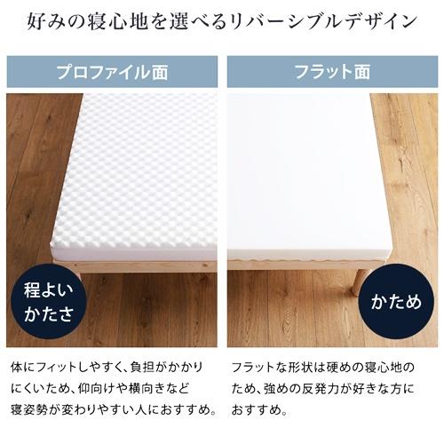 高反発プロファイルウレタンマットレス ダブルサイズ 洗えるカバー マットレストッパー 敷布団 高反発 厚さ10cm 高反発ウレタン トッパー 体分散性 硬め |  | 05