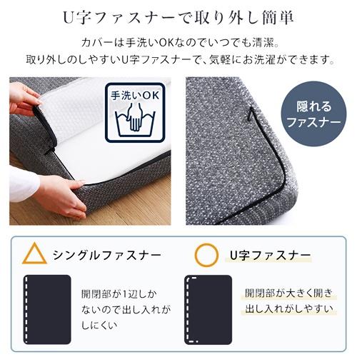 高反発プロファイルウレタンマットレス セミシングルショート 洗えるカバー マットレストッパー 敷布団 高反発 厚さ10cm 高反発ウレタン トッパー 体分散性 硬め |  | 07