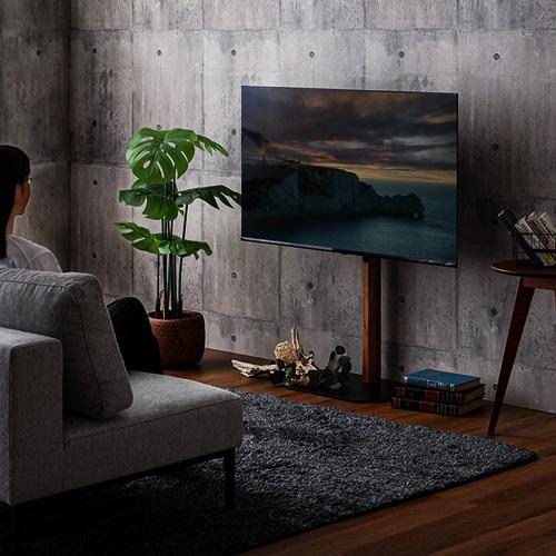 テレビスタンド ロータイプ ハードディスクホルダーセット 木目 壁寄せ 首振り テレビラック TVスタンド TVラック テレビ台 TV台 ブラウン ナチュラル おしゃれ |  | 05