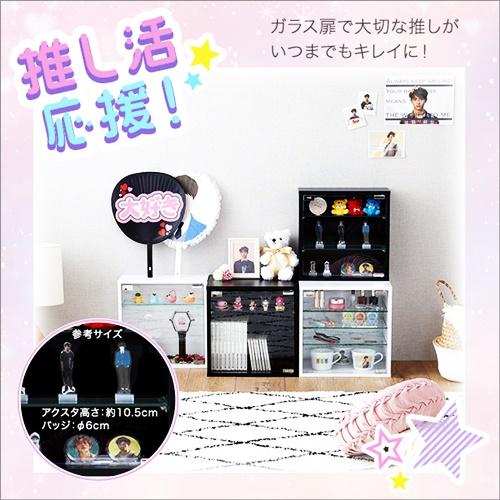 コレクションキューブラック 深型タイプ ガラス扉 コレクションケース ブラック ホワイト ディスプレイケース ディスプレイラック 飾り棚 おしゃれ 見せる収納 |  | 03