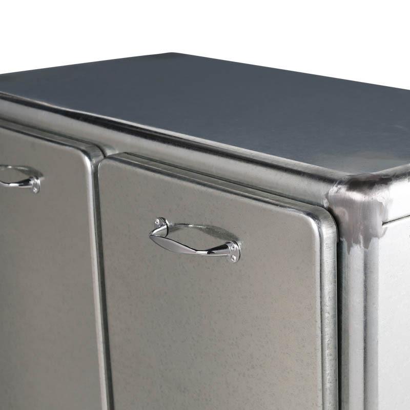 2 DOORS TRASH CAN GALVANIZED 2 ドア トラッシュ カン DULTON ダルトン ゴミ箱 大容量 24l ダストボックス 屑入れ 分別 キッチン オフィス アンティーク DOORS TRASH CAN ダストボックス GALVANIZED ドア トラッシュ ゴミ箱 キッチン