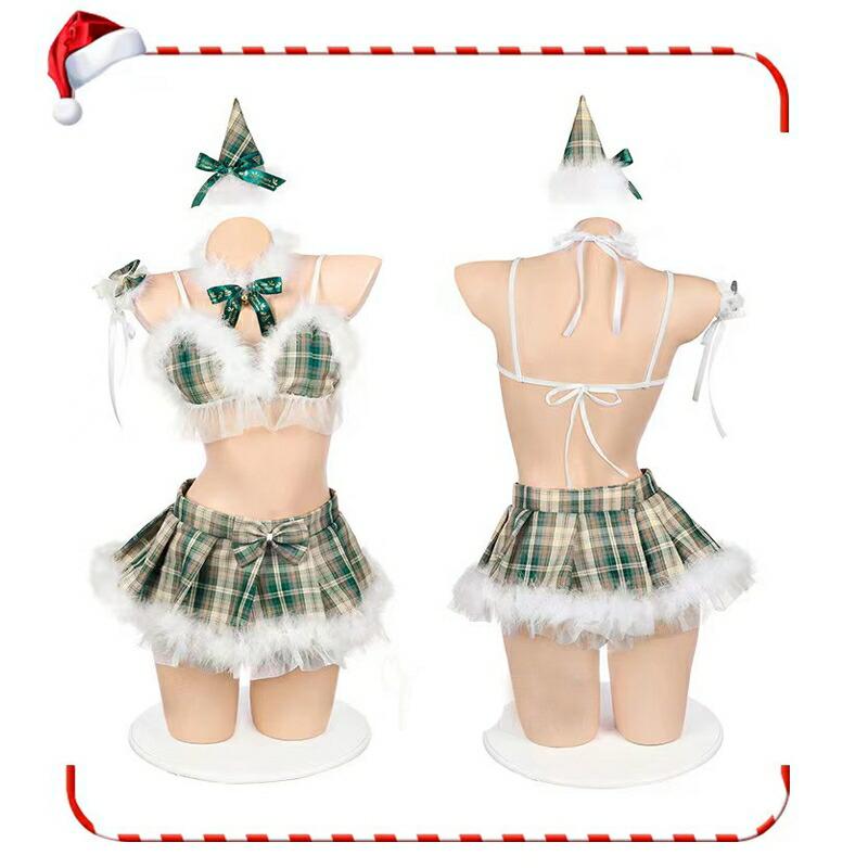 緑 ブラセット クリスマスツリー コスプレ衣装 ハロウィーン 過激 大人 女性 レディース エロい服 コスプレ セクシー【9277】 |  | 08
