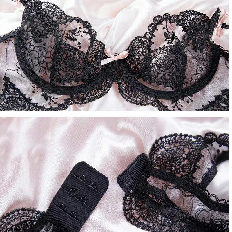 スケスケ ガーターリング付 ブラとショーツセット セクシーランジェリー 下着 透け透け エロ 過激 大人 女性 レディース セクシー【3740】 |  | 08