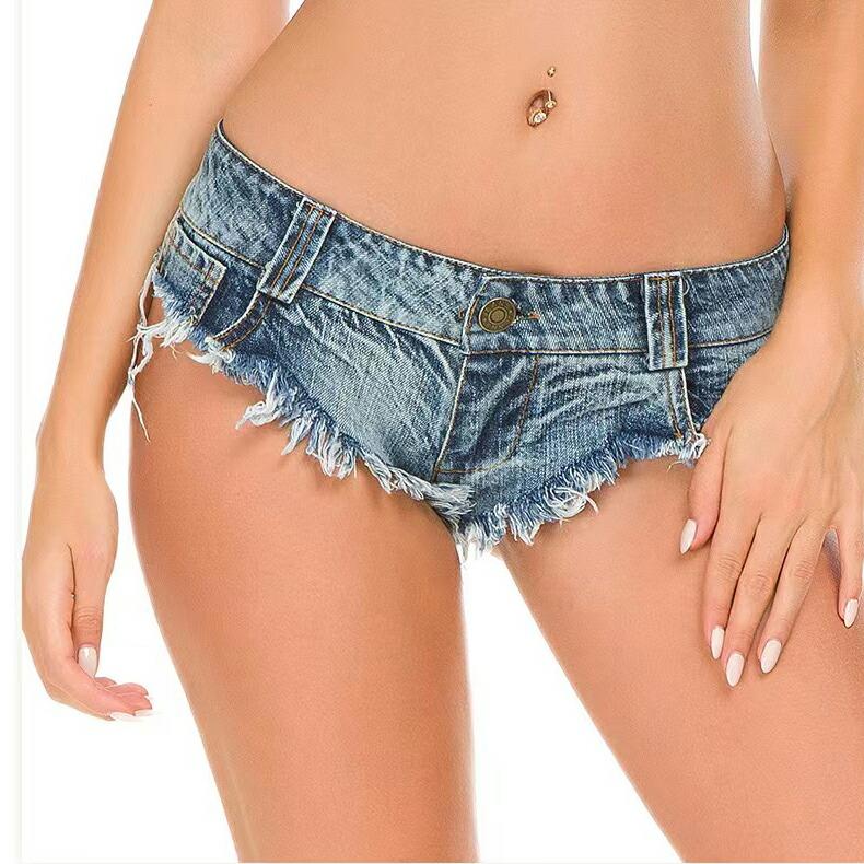 デニムパンツ ハーフ 短パン スーパー極浅 ショーパン かわいい おしゃれ 美脚 女性【2632】 |  | 01