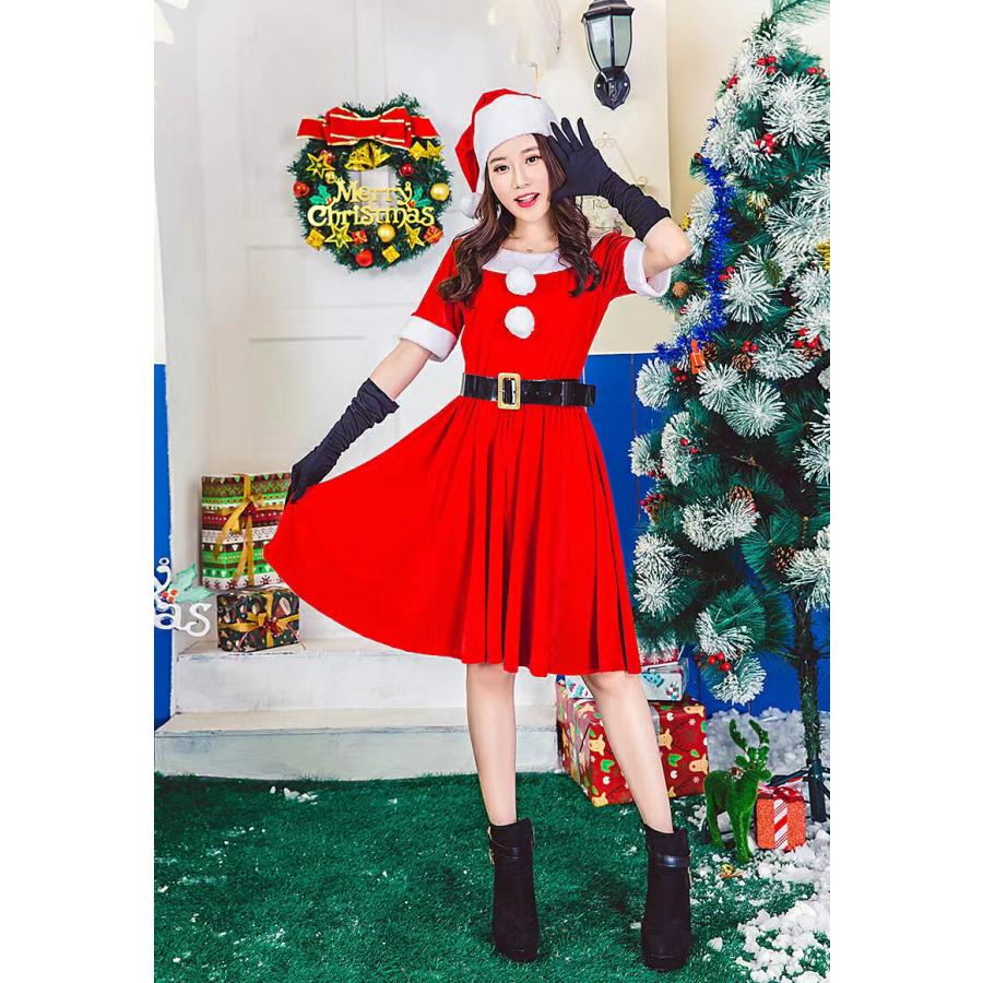 黒いグローブ サンタクロース コスプレ衣装 クリスマス ハロウィン ハロウィーン エロ 過激 大人 女性 レディース セクシー【9278】 |  | 01