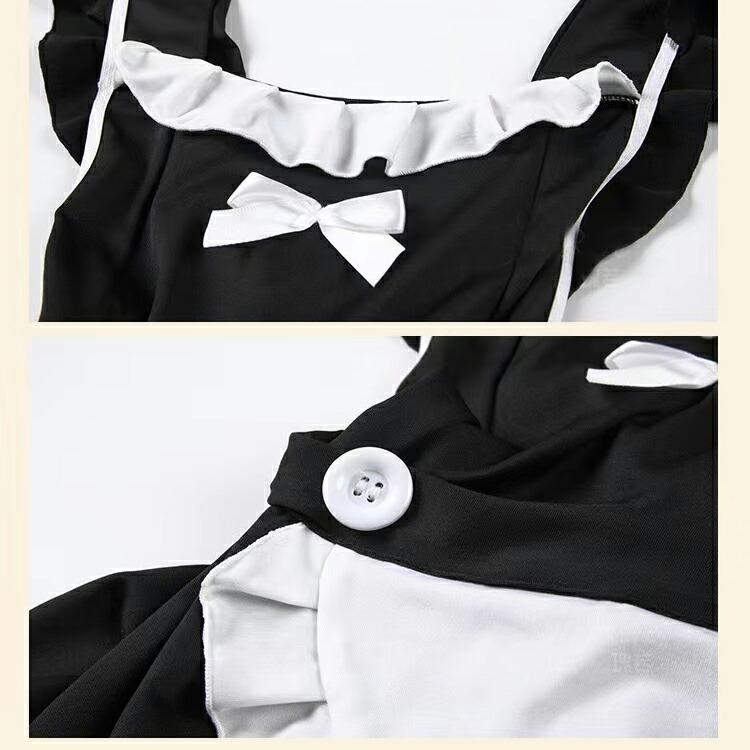 黒色 エプロン メイド服 セクシーコスプレ衣装 ハロウィーン エロ 過激 大人 女性 レディース セクシー【5490】 |  | 06