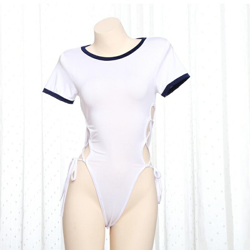 パンツセット スクール水着風 レオタード コスプレ衣装 ランジェリー エロ 過激 大人 女性 レディース セクシー【7377】 |  | 06