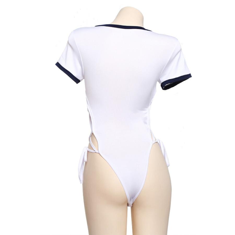 パンツセット スクール水着風 レオタード コスプレ衣装 ランジェリー エロ 過激 大人 女性 レディース セクシー【7377】 |  | 07