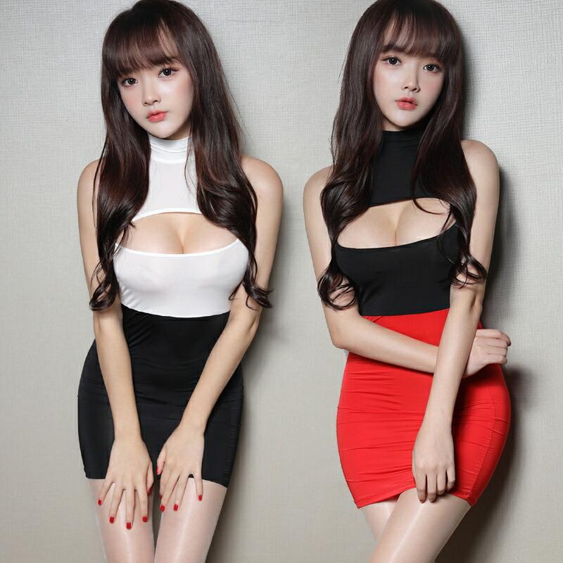 ボディコンワンピース ランジェリー 透け透け エロい服 エロ可愛い 過激 大人 女性 レディース セクシー【8946】 | 