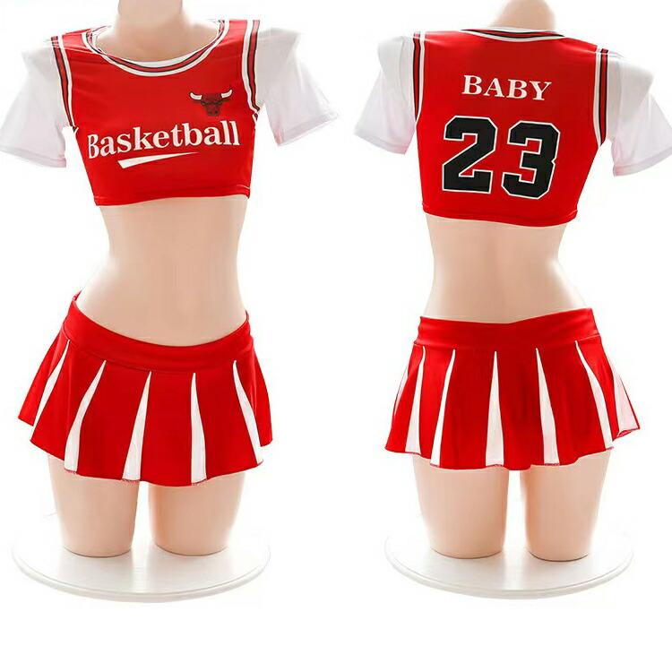 ミニスカ チアガール レースクイーン コスプレ衣装 エロ 過激 大人 女性 レディース セクシー【8043】 |  | 08