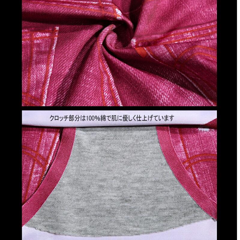 デニム プリント シームレス ショーツ ボクサー 婦人下着 パンツ エロ 過激 大人 女性 レディース セクシー【7296】 |  | 08