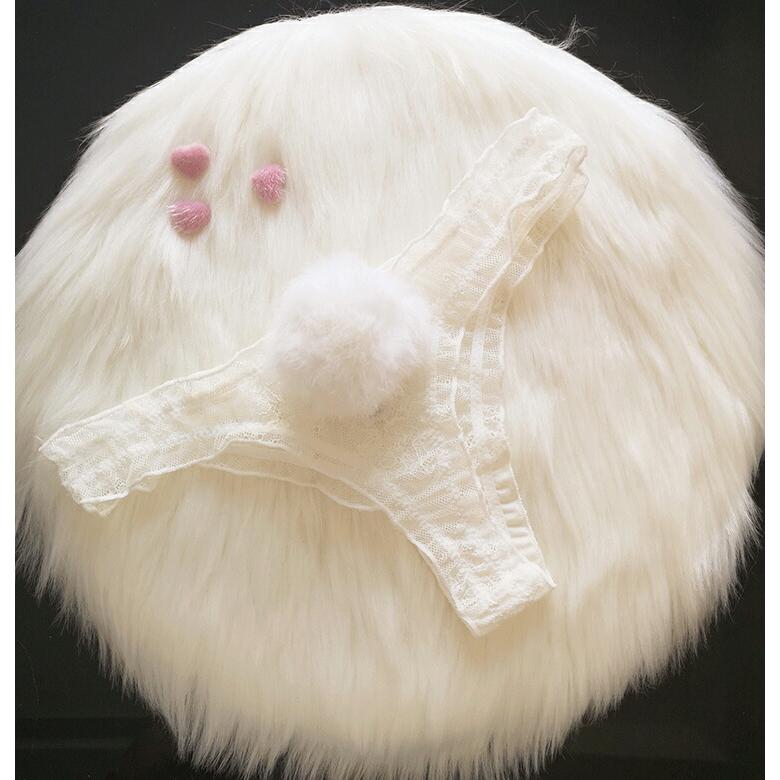 ショーツ うさぎのしっぽ パンツ 下着 透け透け エロ 過激 大人 女性 レディース セクシー【7107】 |  | 05